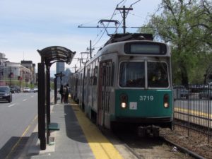 Green Line at Pleasant Street by John Phelan (CC BY 3.0)