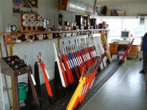 Truro Signal Box lever frame. Great Western Territory, Sir B.A. Ross (CC BY 3.0)
